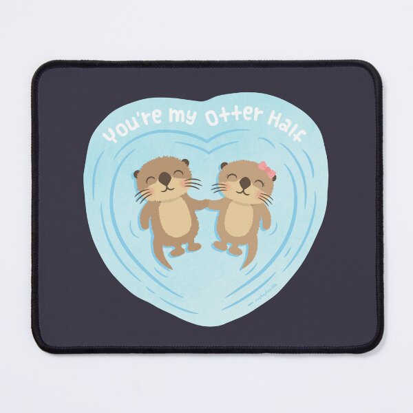 Item preview, You Are my Otter Half, Cute Love Pun Humor designed and sold by rustydoodle.