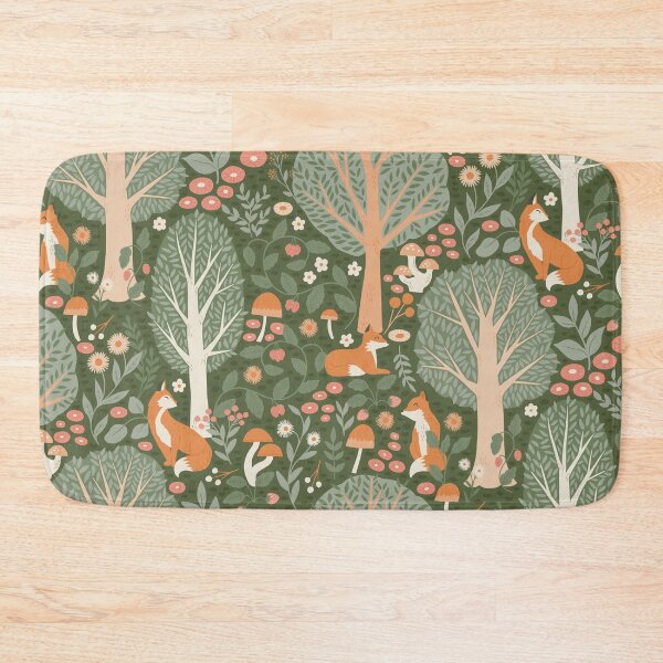 Item preview, Whimsical Woodland Fox designed and sold by latheandquill.