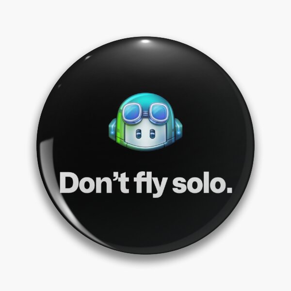 Item preview, github copilot AI Microsoft - Don't fly solo designed and sold by developerfriday.
