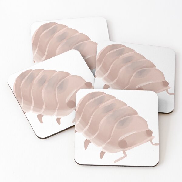 Item preview, papaya isopod designed and sold by art-with-tree.