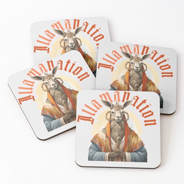 Item preview, Illamanation LLama Funny Print designed and sold by Thehatinthecat.