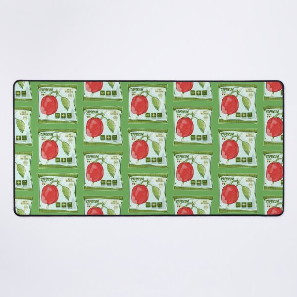 Item preview, Capsicum bell mix seed packet designed and sold by piedaydesigns.