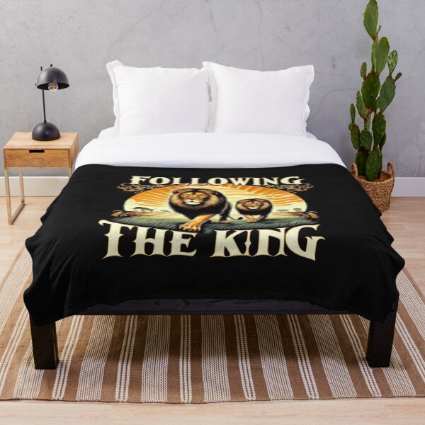 Item preview, Following the King, Lions Art designed and sold by Faithloveshop.