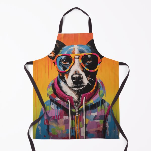 Aperçu de l'œuvre Le chien Jack Russel à la mode créée et vendue par BroccolinPeach.