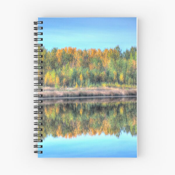 Item preview, Fall Reflection in Highway 617 in Camrose County Alberta Canada designed and sold by ColdCreekCanvas.