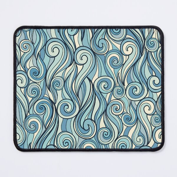 Item preview, Blue swirl pattern designed and sold by MissQuiss.