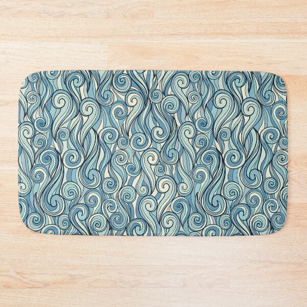 Item preview, Blue swirl pattern designed and sold by MissQuiss.