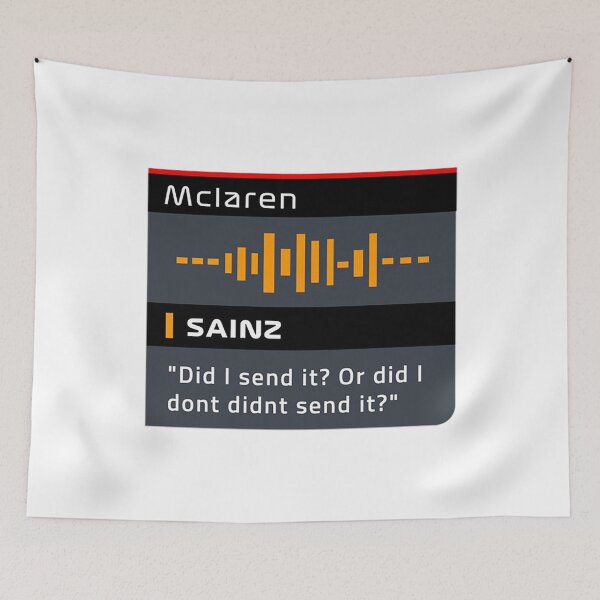 Item preview, Carlos Sainz F1 Radio - Did I Send It designed and sold by Dentapaint.