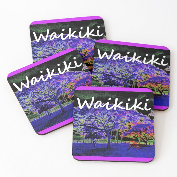 Item preview, Moonlit Kapiolani Park at night designed and sold by R-F-B.