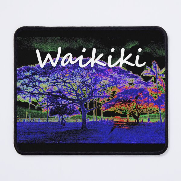 Item preview, Moonlit Kapiolani Park at night designed and sold by R-F-B.