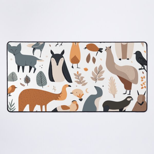 Artikel-Vorschau von Herbstliche Tierillustrationen Muster, designt und verkauft von HecoPhoto.