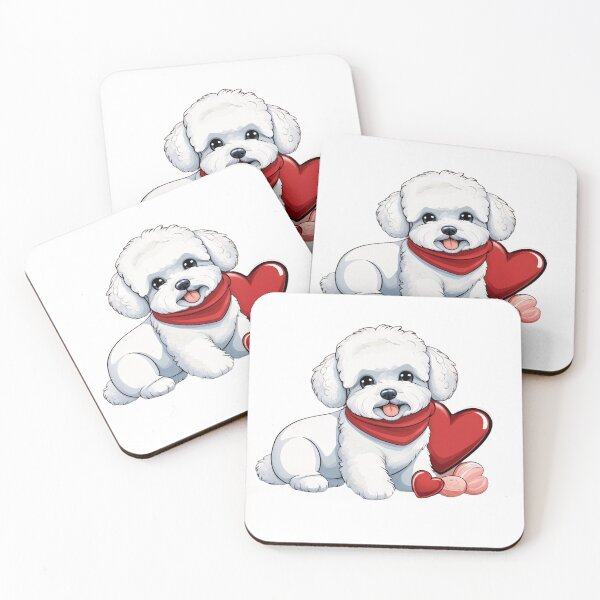 Item preview, Heartful Paws: Valentine's Bichon Bliss designed and sold by ZipperDragon88.