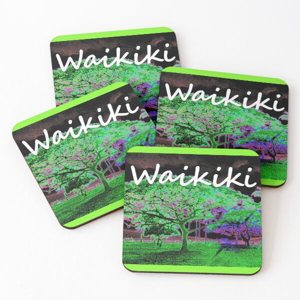 Item preview, Moonlit Kapiolani Park at night II designed and sold by R-F-B.