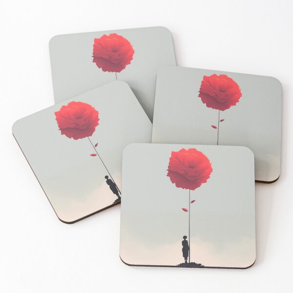 Item preview, In the Shadow of Beauty - High Contrast Minimalist Rose Artwork designed and sold by pooshda.