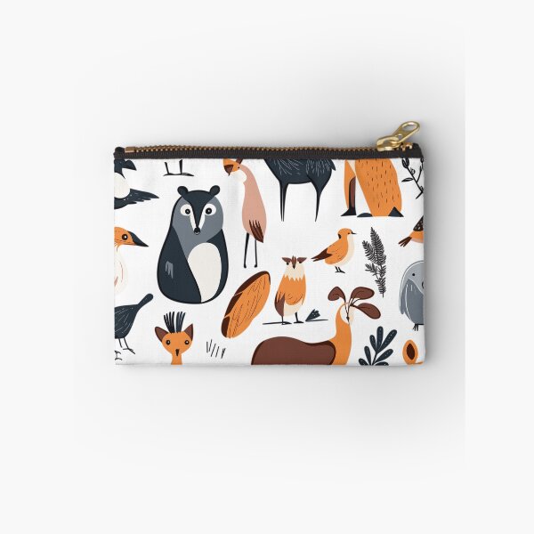 Item preview, Whimsical Forest Animals Seamless Pattern designed and sold by HecoPhoto.