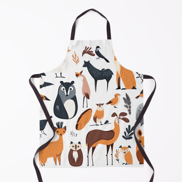 Item preview, Whimsical Forest Animals Seamless Pattern designed and sold by HecoPhoto.