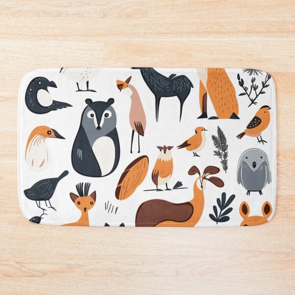 Item preview, Whimsical Forest Animals Seamless Pattern designed and sold by HecoPhoto.