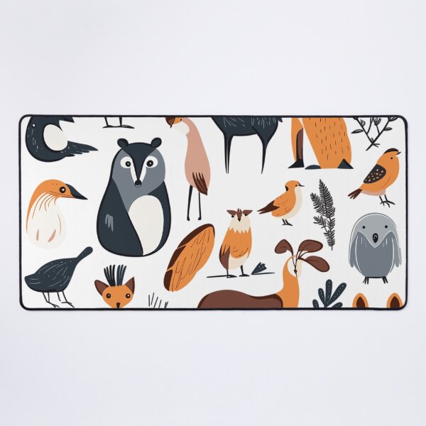 Item preview, Whimsical Forest Animals Seamless Pattern designed and sold by HecoPhoto.
