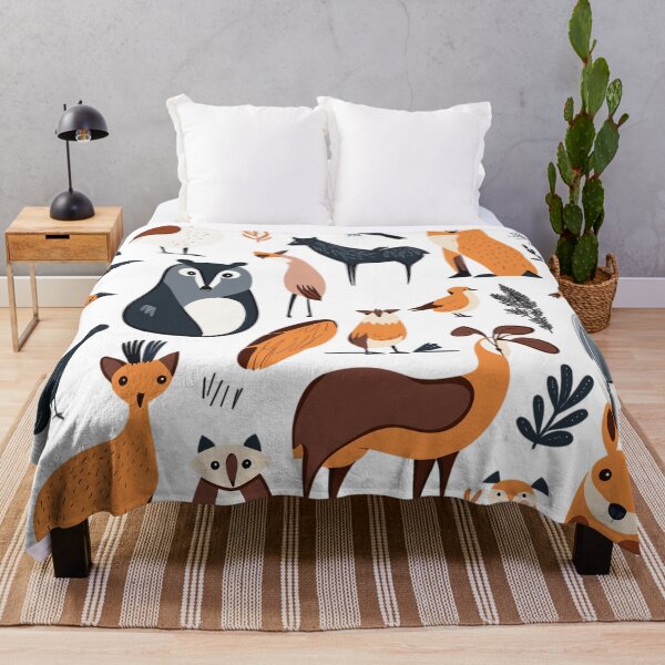 Item preview, Whimsical Forest Animals Seamless Pattern designed and sold by HecoPhoto.
