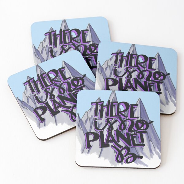 Item preview, There is No Planet B with Mountains designed and sold by bykarenmorris.