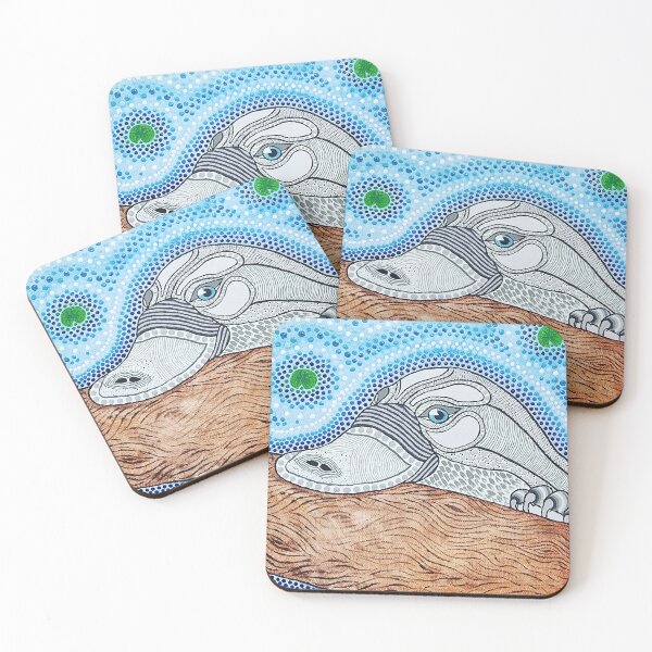 Item preview, Platypus portait designed and sold by BudjaanArt.