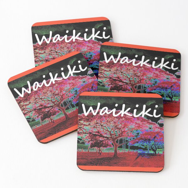 Item preview, Moonlit Kapiolani Park at night III designed and sold by R-F-B.