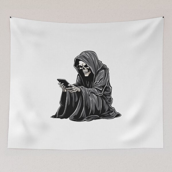 Item preview, Grim Reaper Gamer With a Phone designed and sold by TyGuySupply.