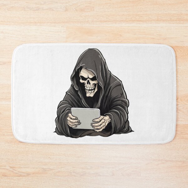 Item preview, Grim Reaper Gamer with a Tablet designed and sold by TyGuySupply.