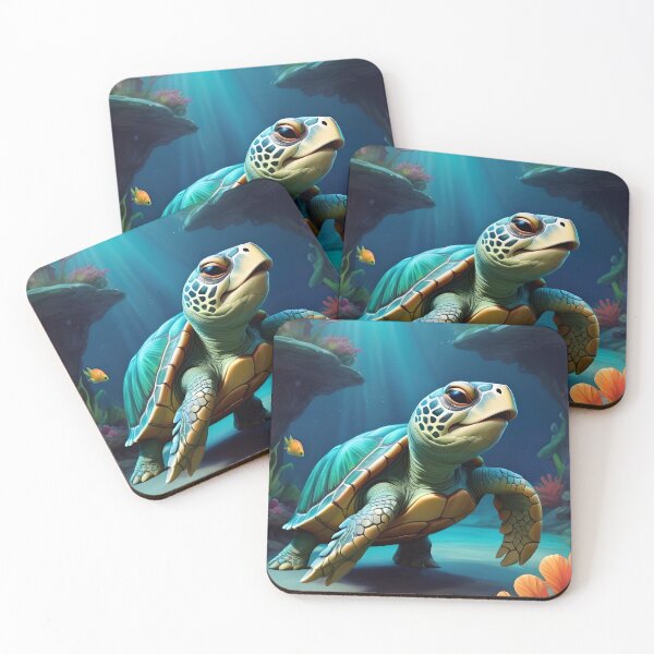 Item preview, Adorable Swimming Sea Turtle designed and sold by TheArtOfPat.
