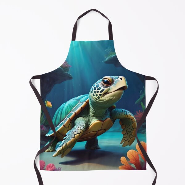 Artikelvorschau, Adorable Swimming Sea Turtle entworfen und verkauft von TheArtOfPat.