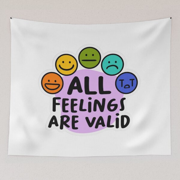 Item preview, ALL feelings are valid - neurodivergence designed and sold by jessicaleah15.