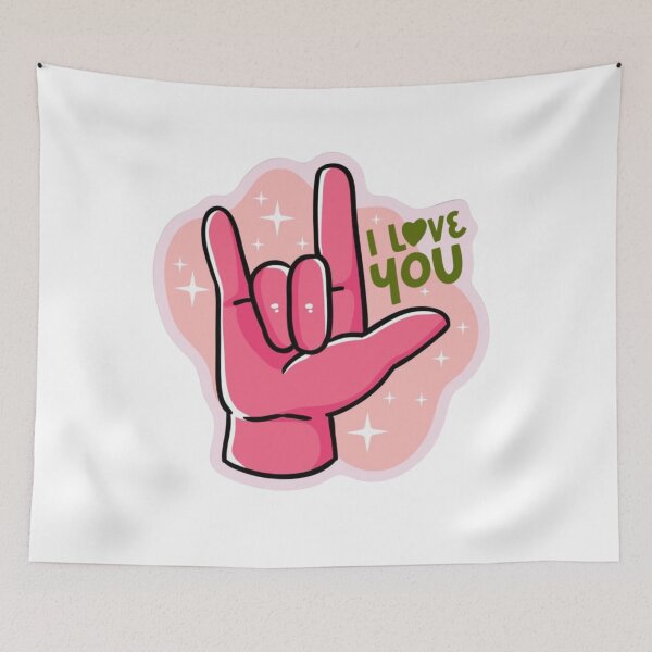 Item preview, i love you ASL - Show your love   designed and sold by jessicaleah15.