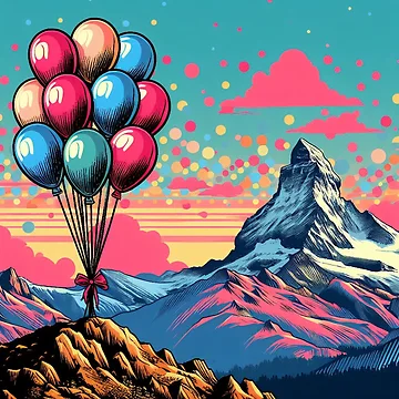 Artwork thumbnail, Party Mountains by ComputerContent