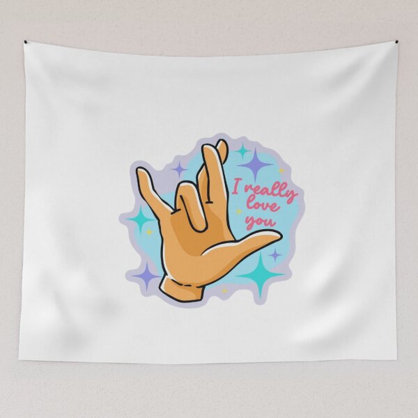 Item preview, i love you (like I really do) show your love with ASL  designed and sold by jessicaleah15.