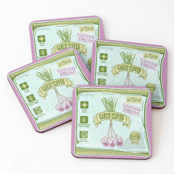 Item preview, Garlic cloves vegetable gardening designed and sold by piedaydesigns.