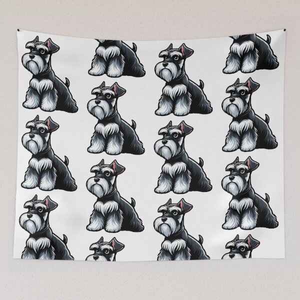 Item preview, Mini Schnauzer Cute Miniature Schnauzer Puppy Dog designed and sold by Elarex.