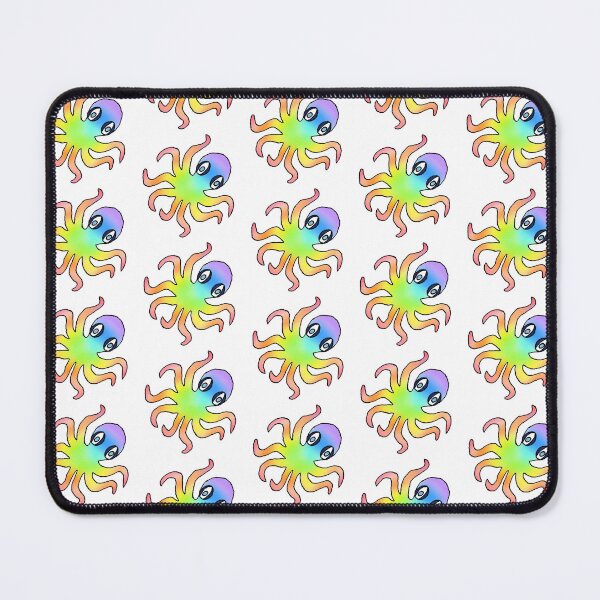 Item preview, Pulpo arcoíris (patrón blanco) designed and sold by 13mtm80-Designs.