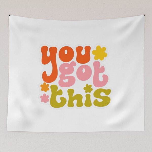 Item preview, Colorful Motivation: You Got This with Orange, Pink, and Green designed and sold by jessicaleah15.