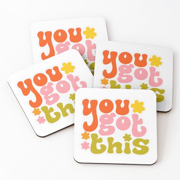 Item preview, Colorful Motivation: You Got This with Orange, Pink, and Green designed and sold by jessicaleah15.
