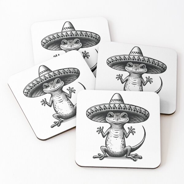 Item preview, Lizard in Sombrero designed and sold by CloverFi.
