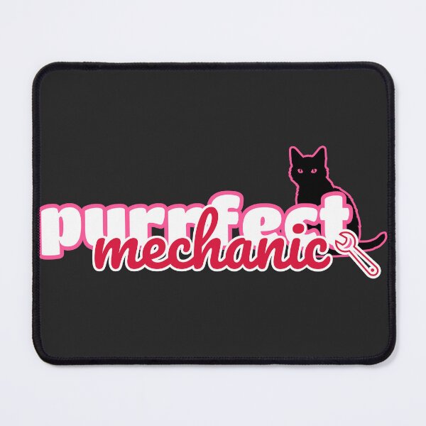 Item preview, Cattitude: The Purrfect mechhanic designed and sold by purrfect pattern.