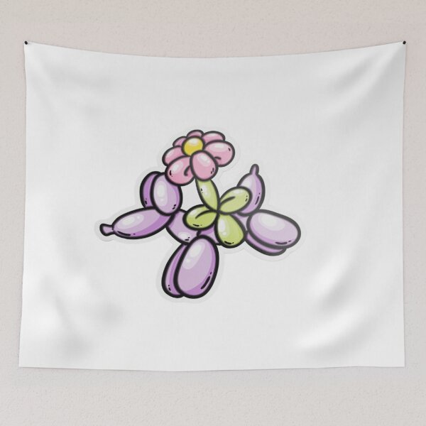 Item preview, balloon animal with a flower on it designed and sold by jessicaleah15.