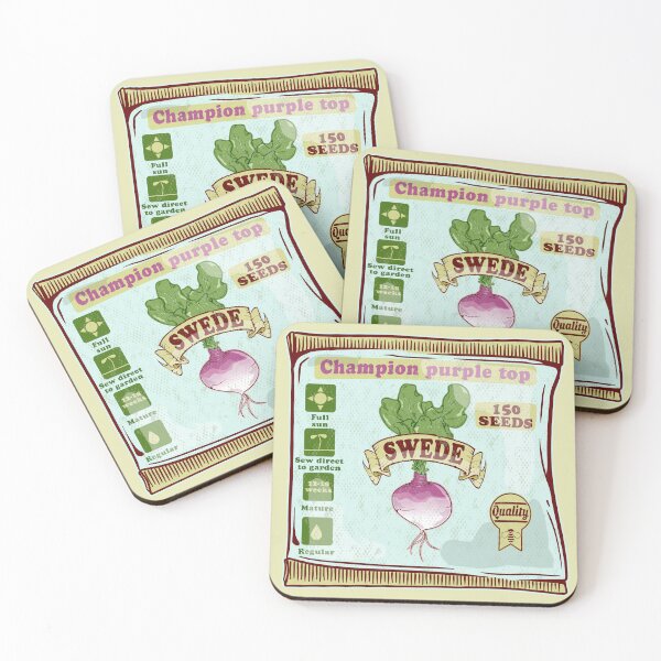 Item preview, Swede seeds growing vegetables designed and sold by piedaydesigns.
