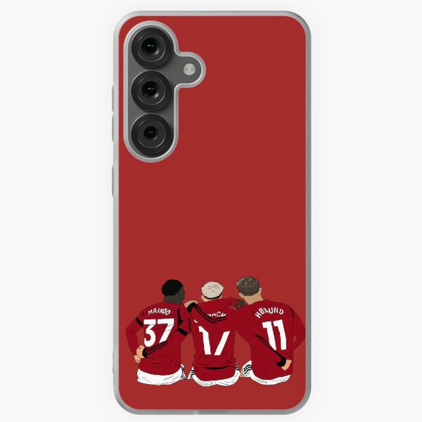 Item preview, Kobbie Mainoo Alejandro Garnacho Rasmus Hojlund United Youth Trinity Minimalist  designed and sold by Hevding.