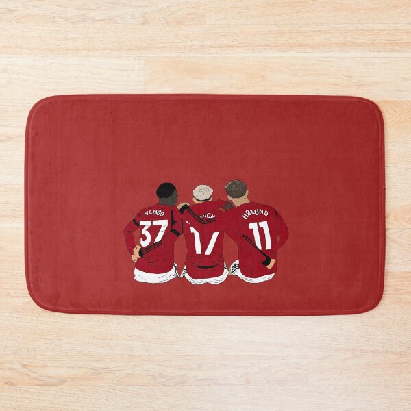 Item preview, Kobbie Mainoo Alejandro Garnacho Rasmus Hojlund United Youth Trinity Minimalist  designed and sold by Hevding.