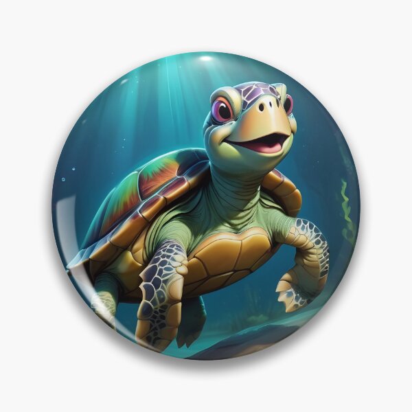 Artikelvorschau, Adorable Swimming Sea Turtle entworfen und verkauft von TheArtOfPat.