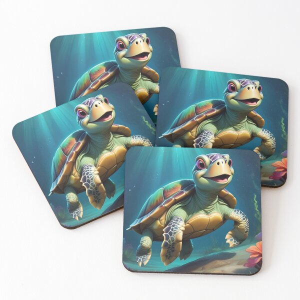 Item preview, Adorable Swimming Sea Turtle designed and sold by TheArtOfPat.