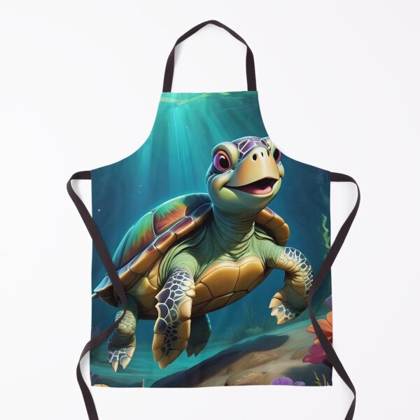 Artikelvorschau, Adorable Swimming Sea Turtle entworfen und verkauft von TheArtOfPat.