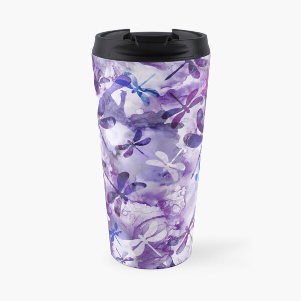 Ultraviolet Purple - Dragonfly Lullaby Travel Mug