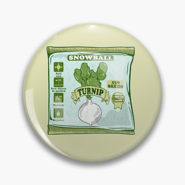 Item preview, Turnip seeds growing vegetables designed and sold by piedaydesigns.